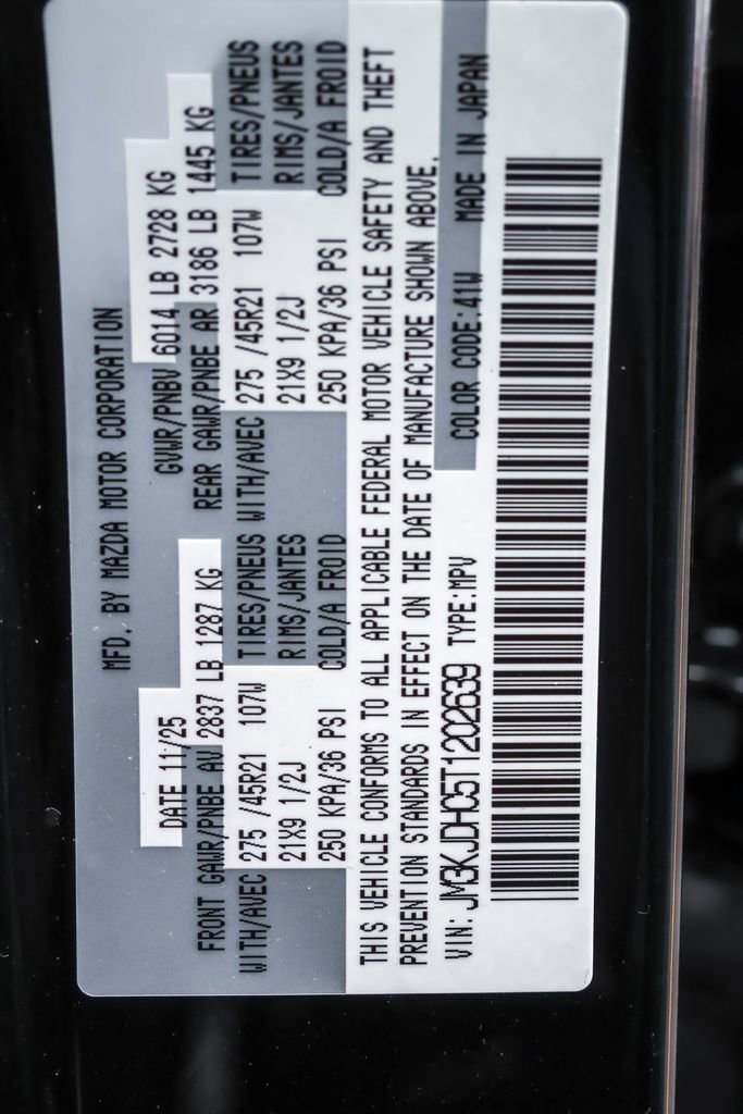 New 2026 MAZDA CX-70 3.3 Turbo S w/ Premium Package AWD/4WD image 46