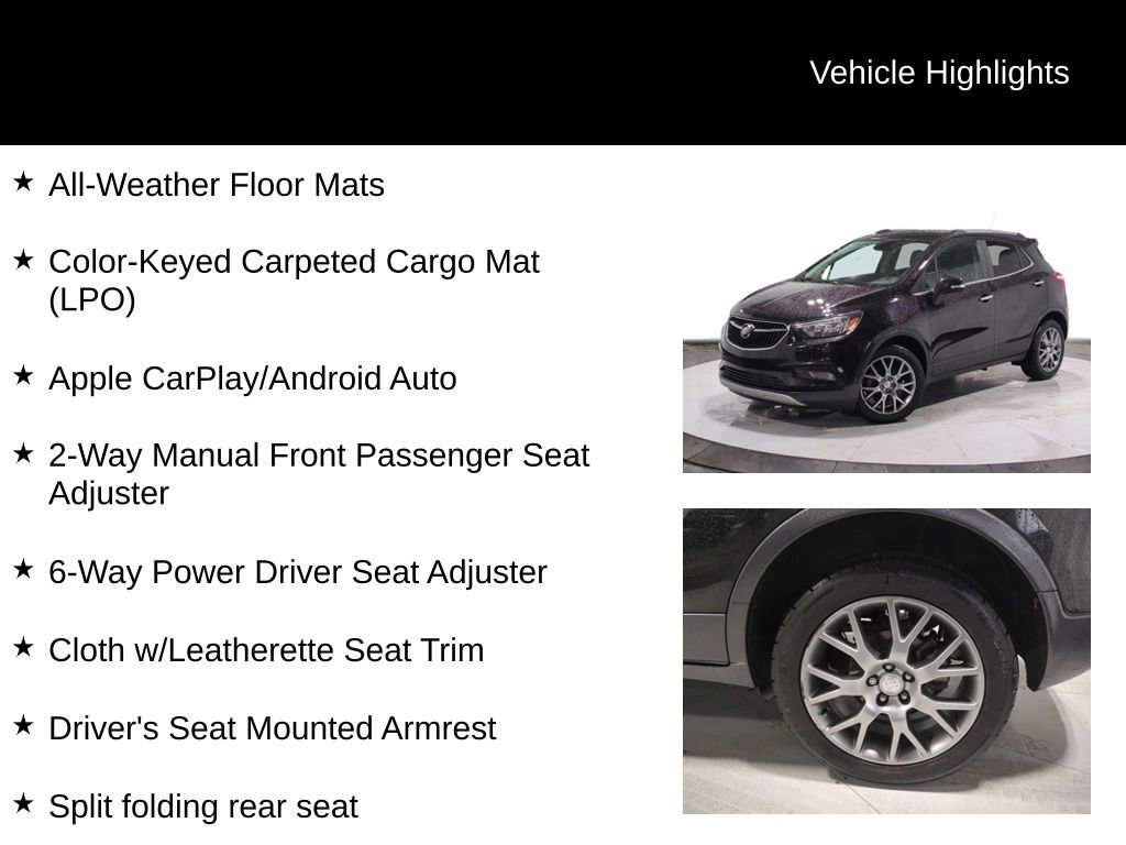 Used 2018 Buick Encore Sport Touring w/ Safety Package image 32