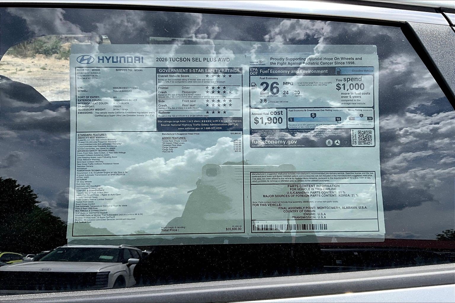 New 2026 Hyundai Tucson SEL Plus AWD/4WD image 16