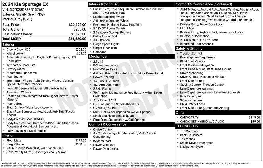 Used 2024 Kia Sportage EX image 8
