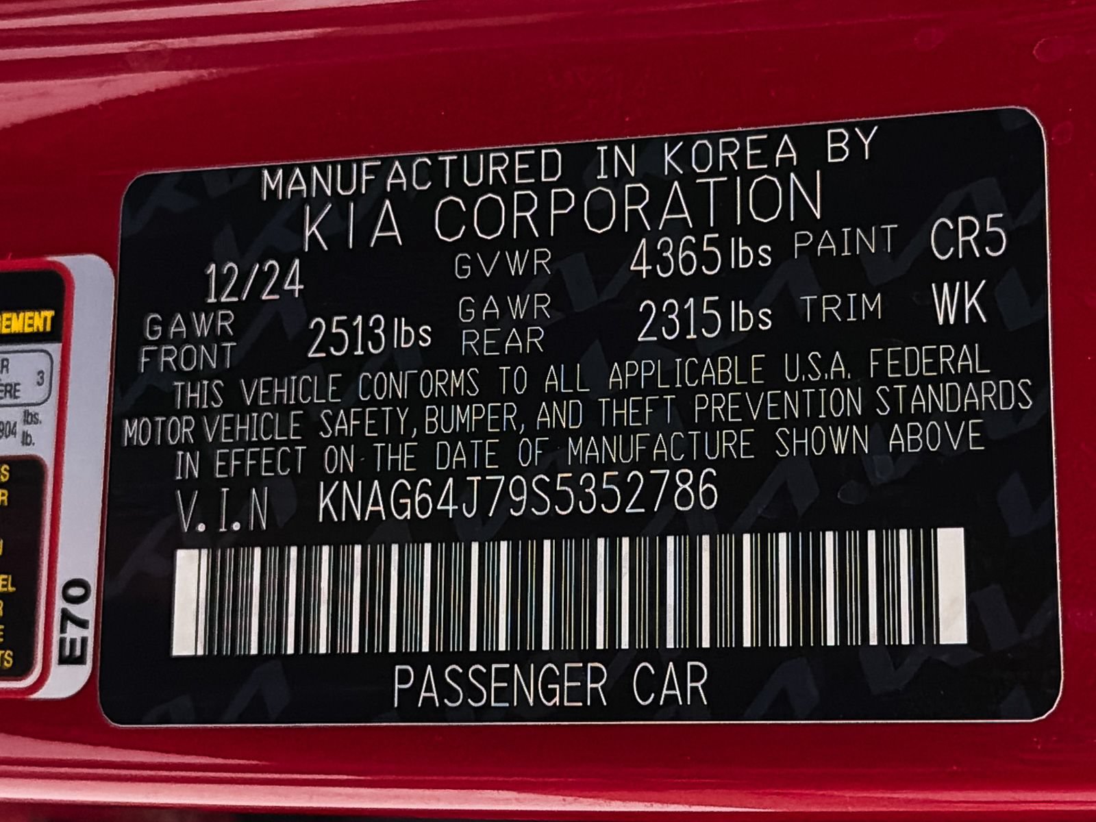 Certified 2025 Kia K5 GT-Line w/ GT-Line Premium Package FWD image 31