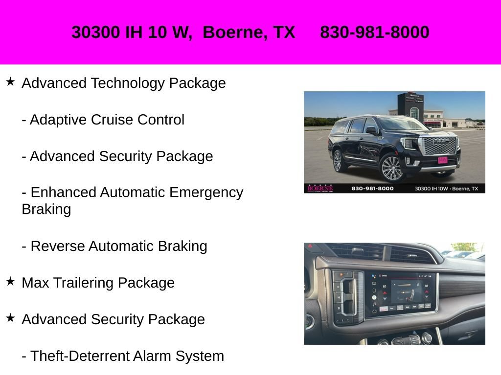 Used 2022 GMC Yukon XL Denali w/ Denali Premium Package RWD image 35