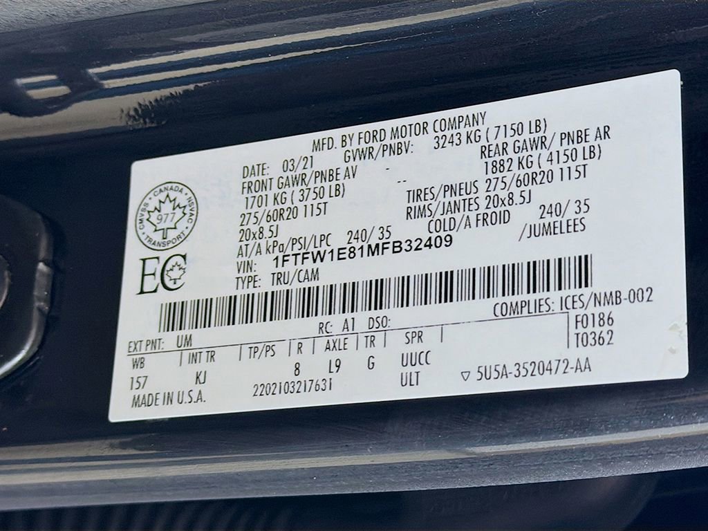 Used 2021 Ford F150 King Ranch image 45