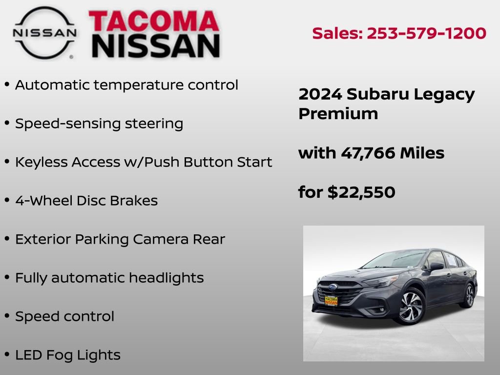 Used 2024 Subaru Legacy Premium AWD/4WD image 12
