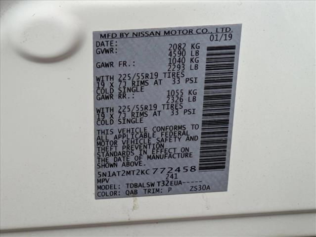 Used 2019 Nissan Rogue SL w/ Premium Package FWD image 15