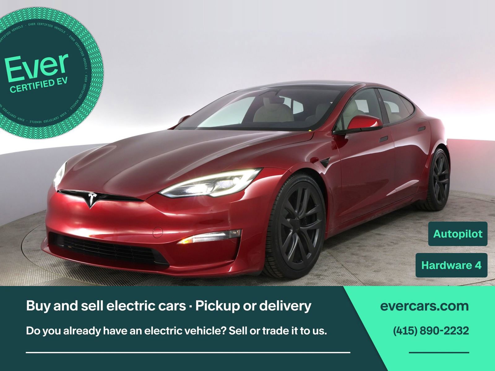 Used 2024 Tesla Model S AWD/4WD image 1