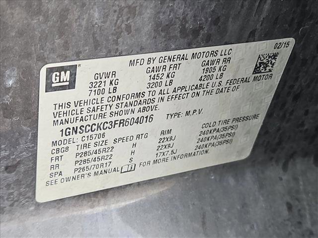 Used 2015 Chevrolet Tahoe LTZ image 18