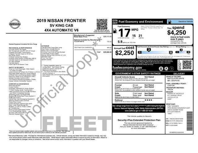 Used 2019 Nissan Frontier SV AWD/4WD image 32