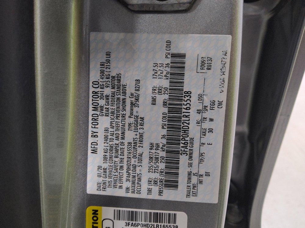 Used 2020 Ford Fusion SE image 33