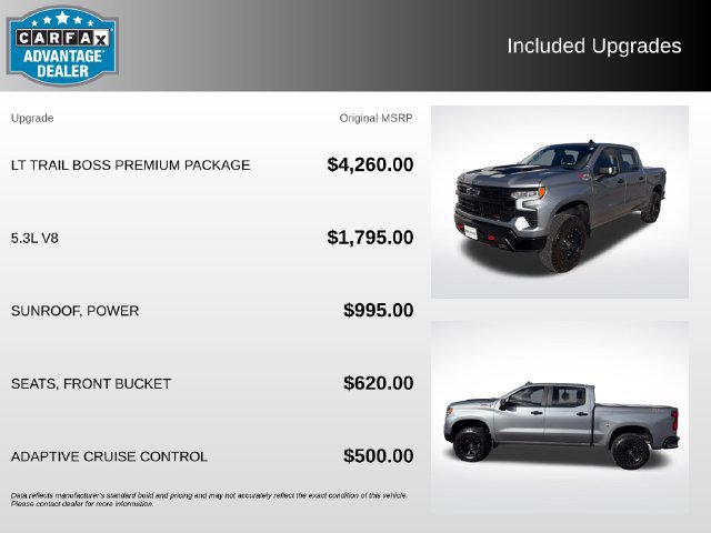 Used 2024 Chevrolet Silverado 1500 LT Trail Boss w/ LT Trail Boss Premium Package AWD/4WD image 4