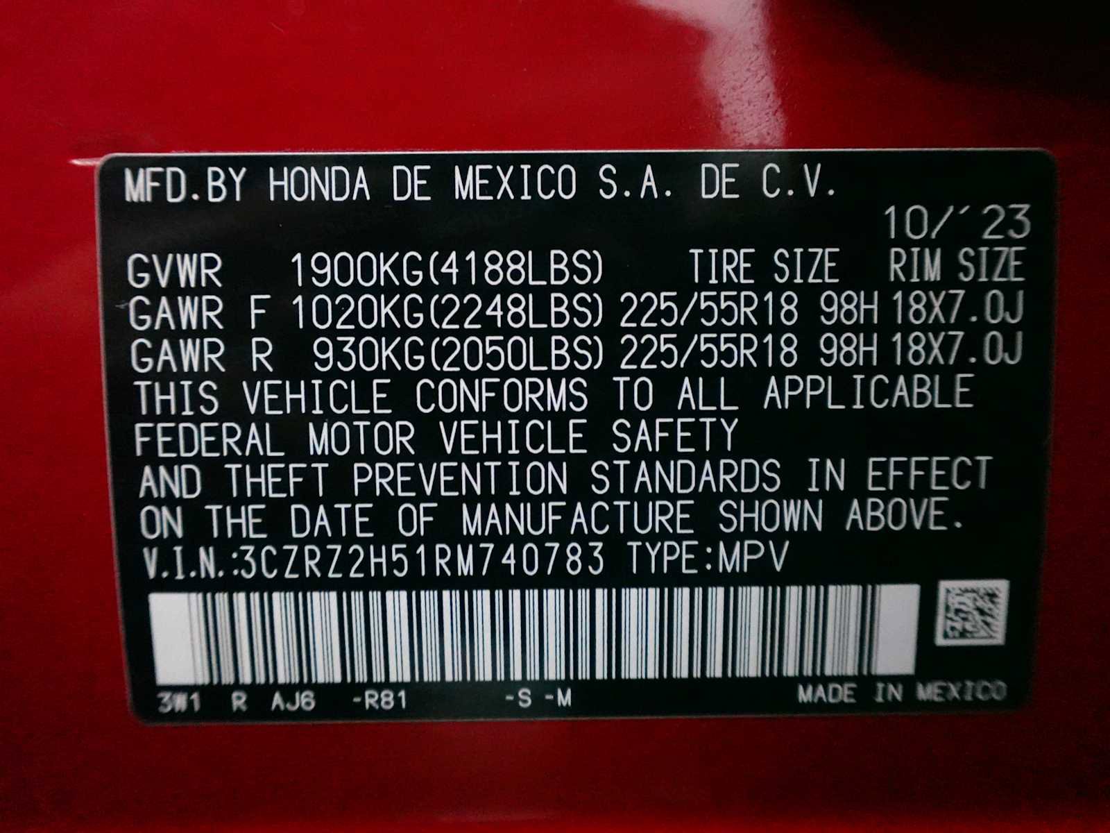 Used 2024 Honda HR-V Sport image 30