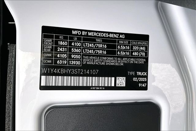 New 2025 Mercedes-Benz Sprinter 2500 image 16