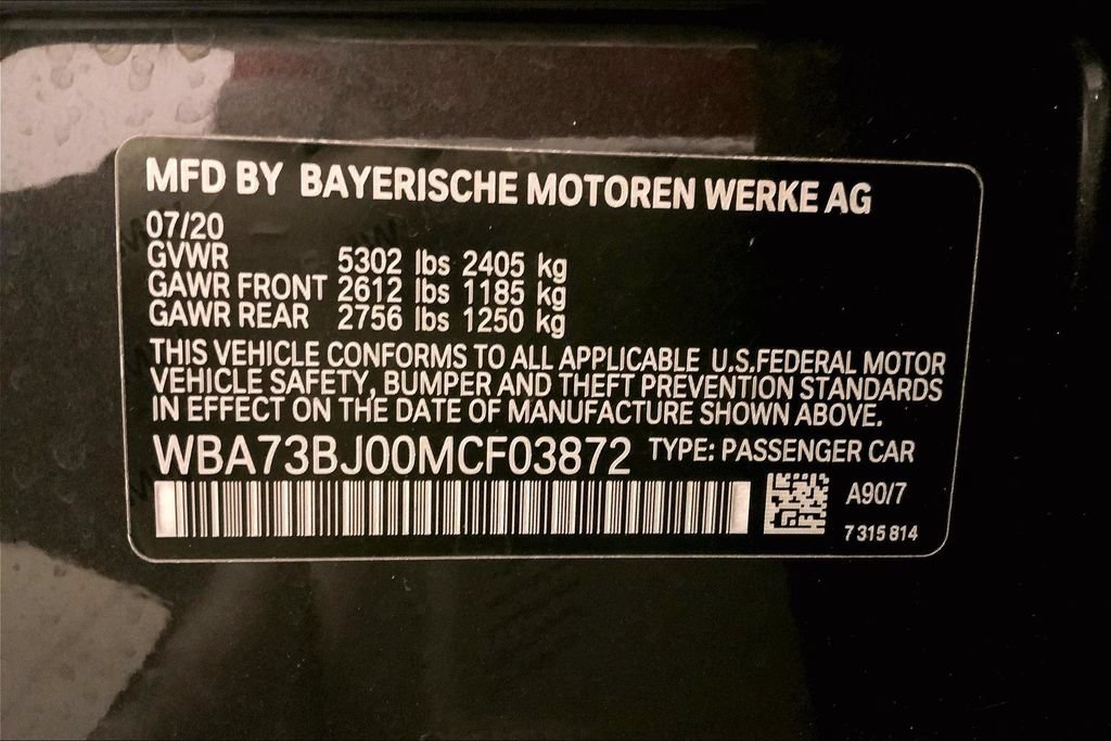 Used 2021 BMW 540i xDrive w/ Executive Package AWD/4WD image 32