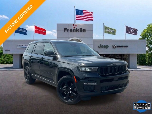Certified 2025 Jeep Grand Cherokee L Limited w/ Luxury Tech Group II AWD/4WD image 1