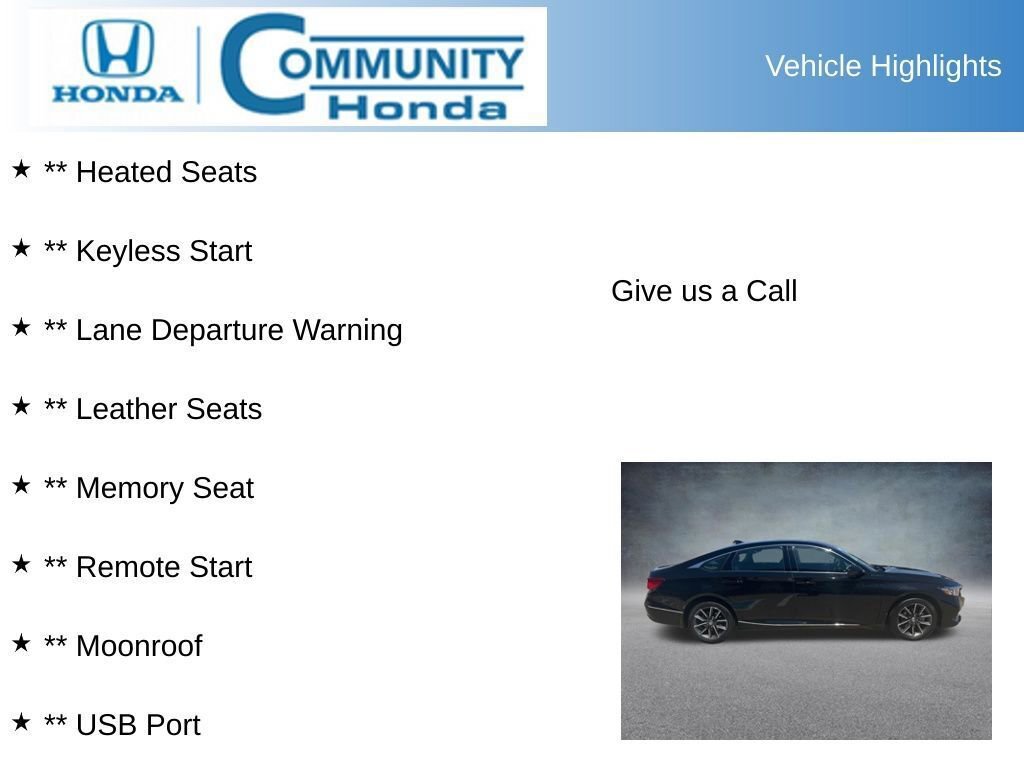 Certified 2021 Honda Accord EX-L image 9