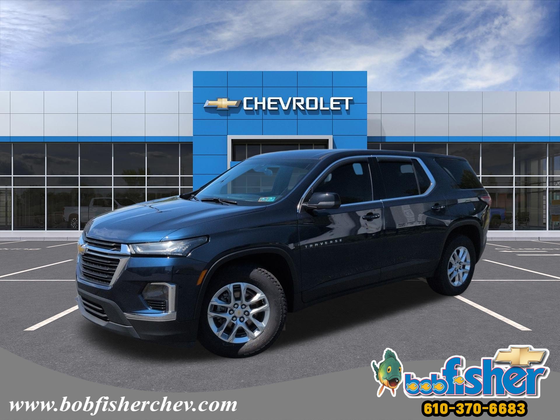 Certified 2023 Chevrolet Traverse LS FWD image 1