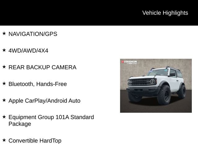 Used 2022 Ford Bronco 2-Door AWD/4WD image 2