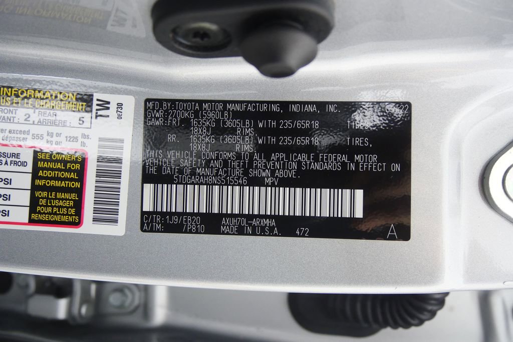 Used 2022 Toyota Highlander XLE image 34