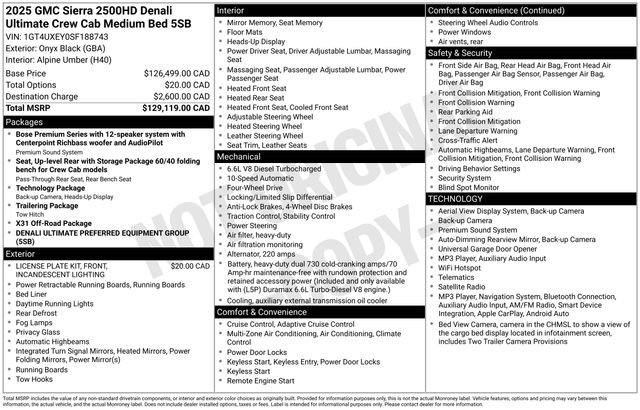 Used 2025 GMC Sierra 2500 Denali Ultimate AWD/4WD image 14