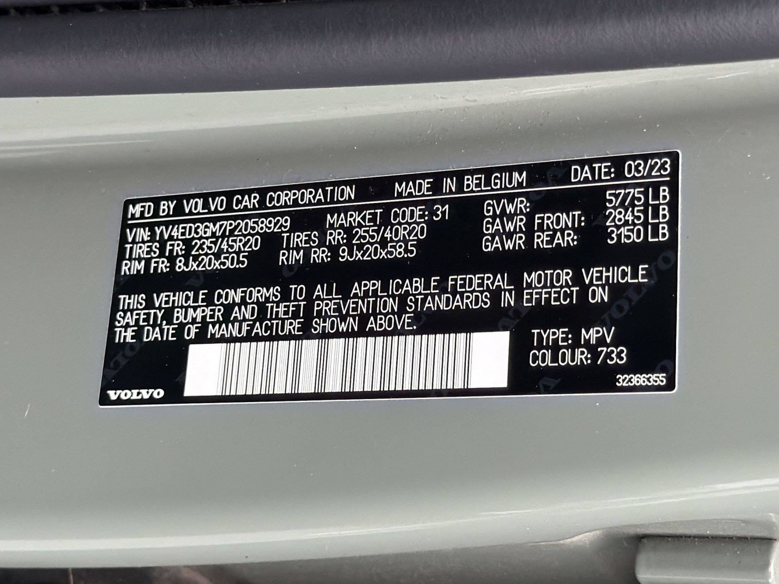 Certified 2023 Volvo C40 P8 Recharge Ultimate AWD/4WD image 24