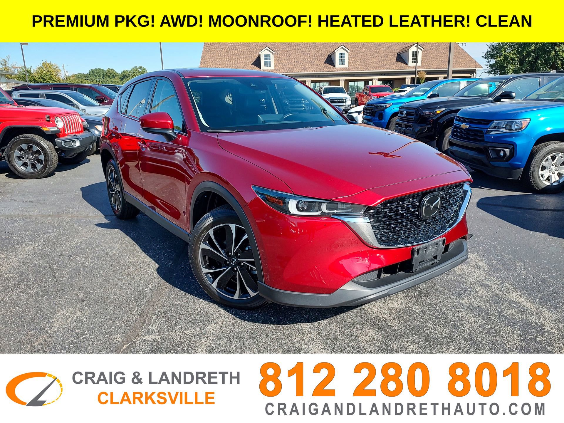 Used 2022 MAZDA CX-5 AWD 2.5 S w/ Premium Package