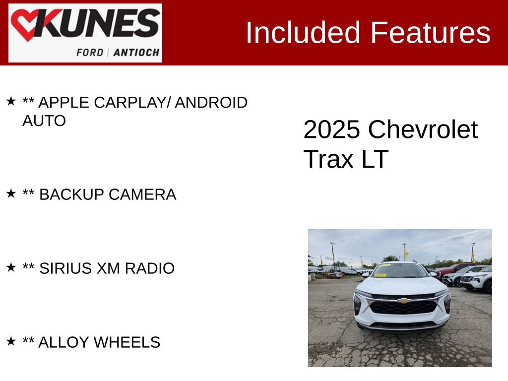 Used 2025 Chevrolet Trax LT FWD image 3