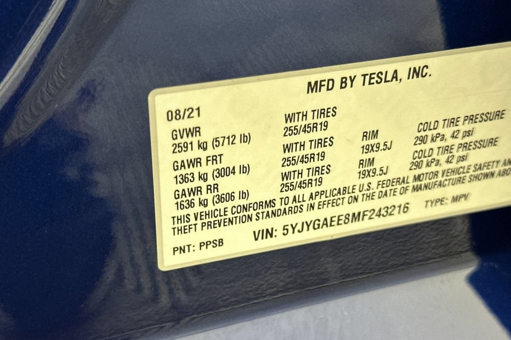 Used 2021 Tesla Model Y Long Range AWD/4WD image 36