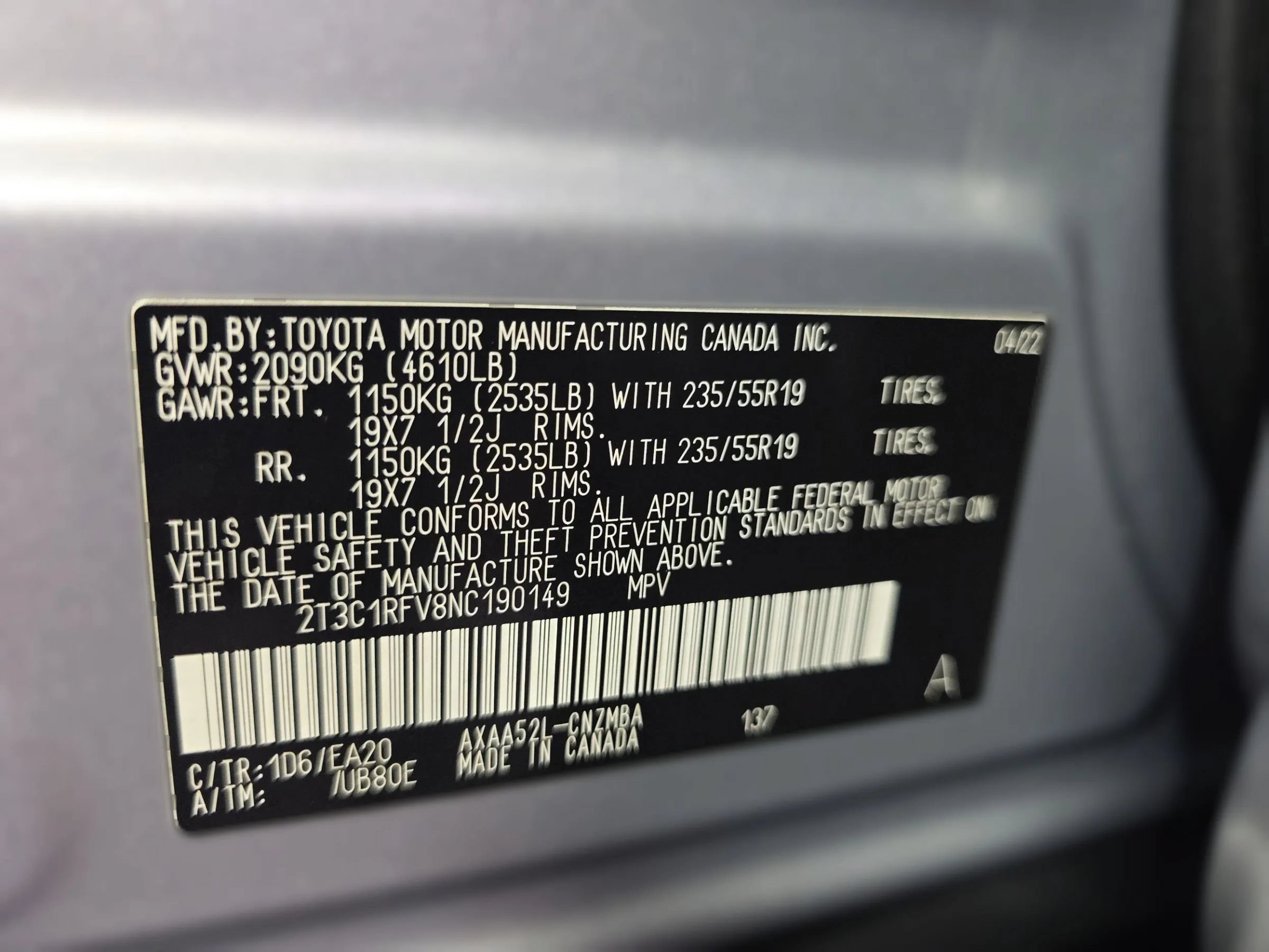 Used 2022 Toyota RAV4 XLE Premium FWD image 14