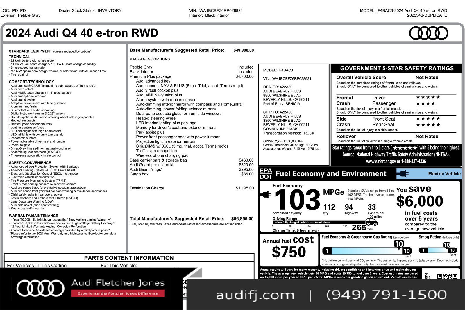 Used 2024 Audi Q4 e-tron Premium Plus image 26