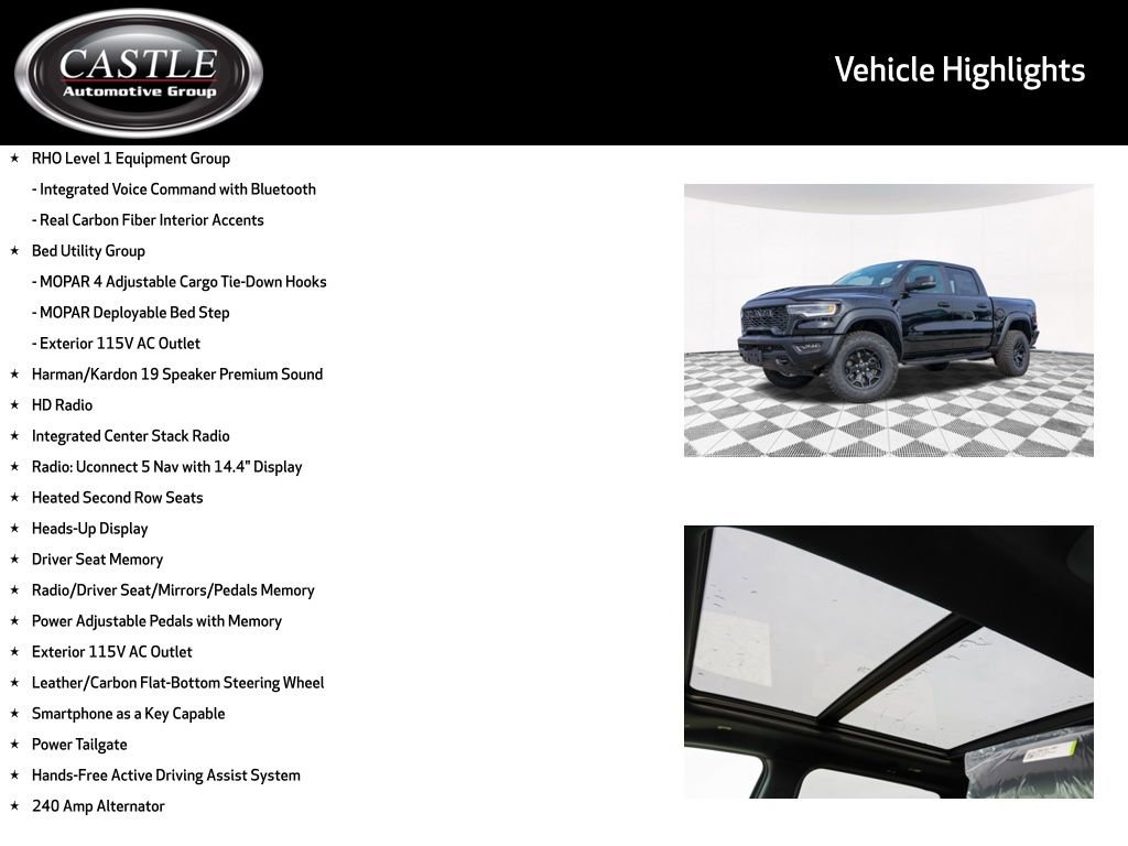 New 2026 RAM 1500 RHO w/ RHO Level 1 Equipment Group image 10