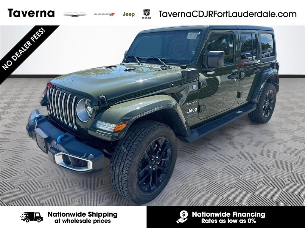 Used 2023 Jeep Wrangler Unlimited Sahara w/ Cold Weather Group AWD/4WD image 1