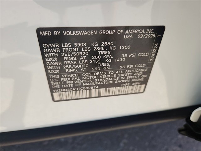 New 2026 Volkswagen Atlas SE image 11