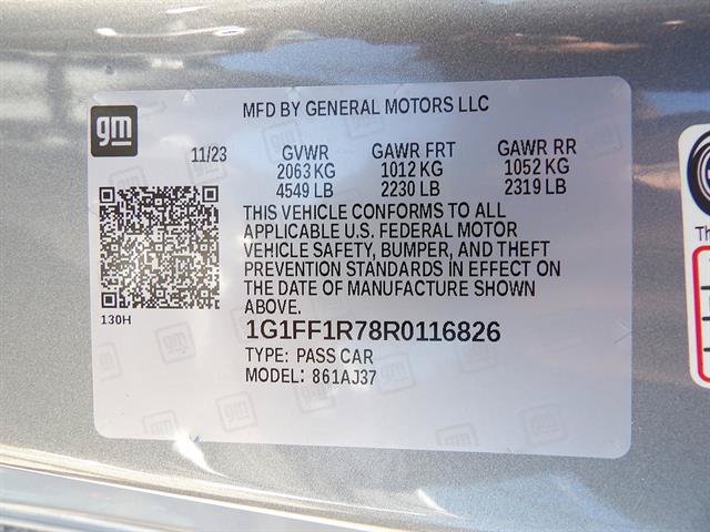 Certified 2024 Chevrolet Camaro SS RWD image 11