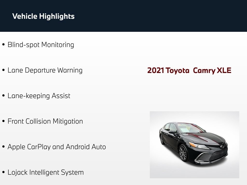 Used 2021 Toyota Camry XLE FWD image 54