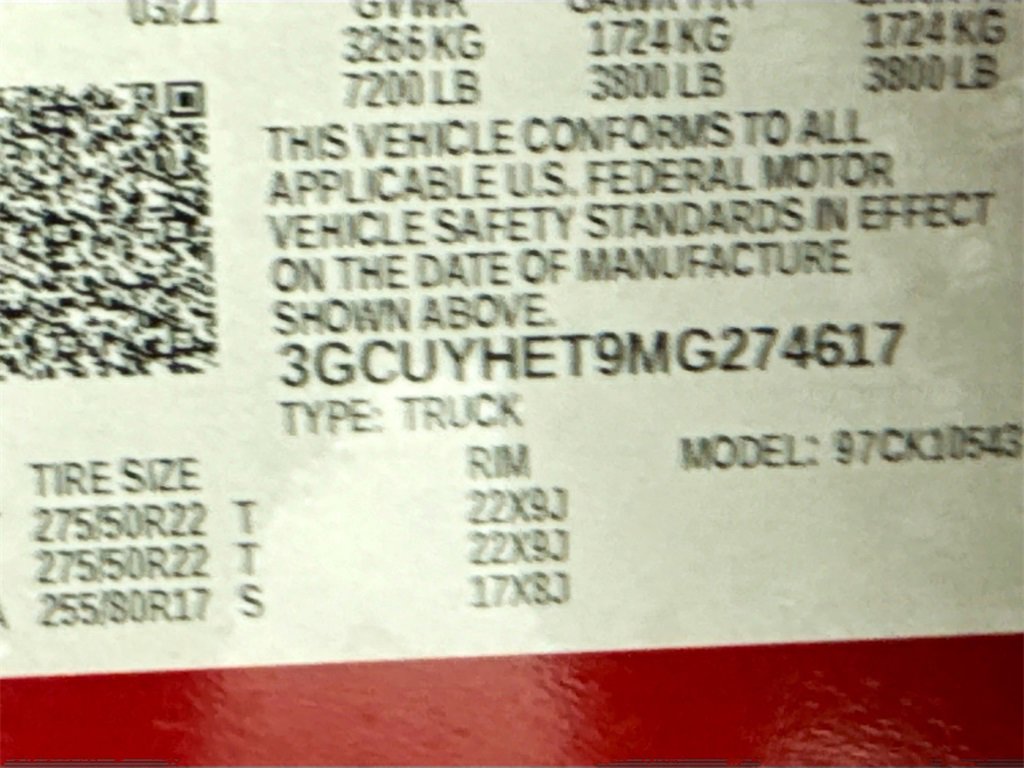 Used 2021 Chevrolet Silverado 1500 High Country w/ Technology Package image 32