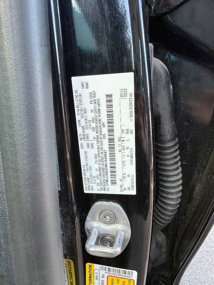 Used 2021 Ford Escape SE w/ Convenience Package AWD/4WD image 20