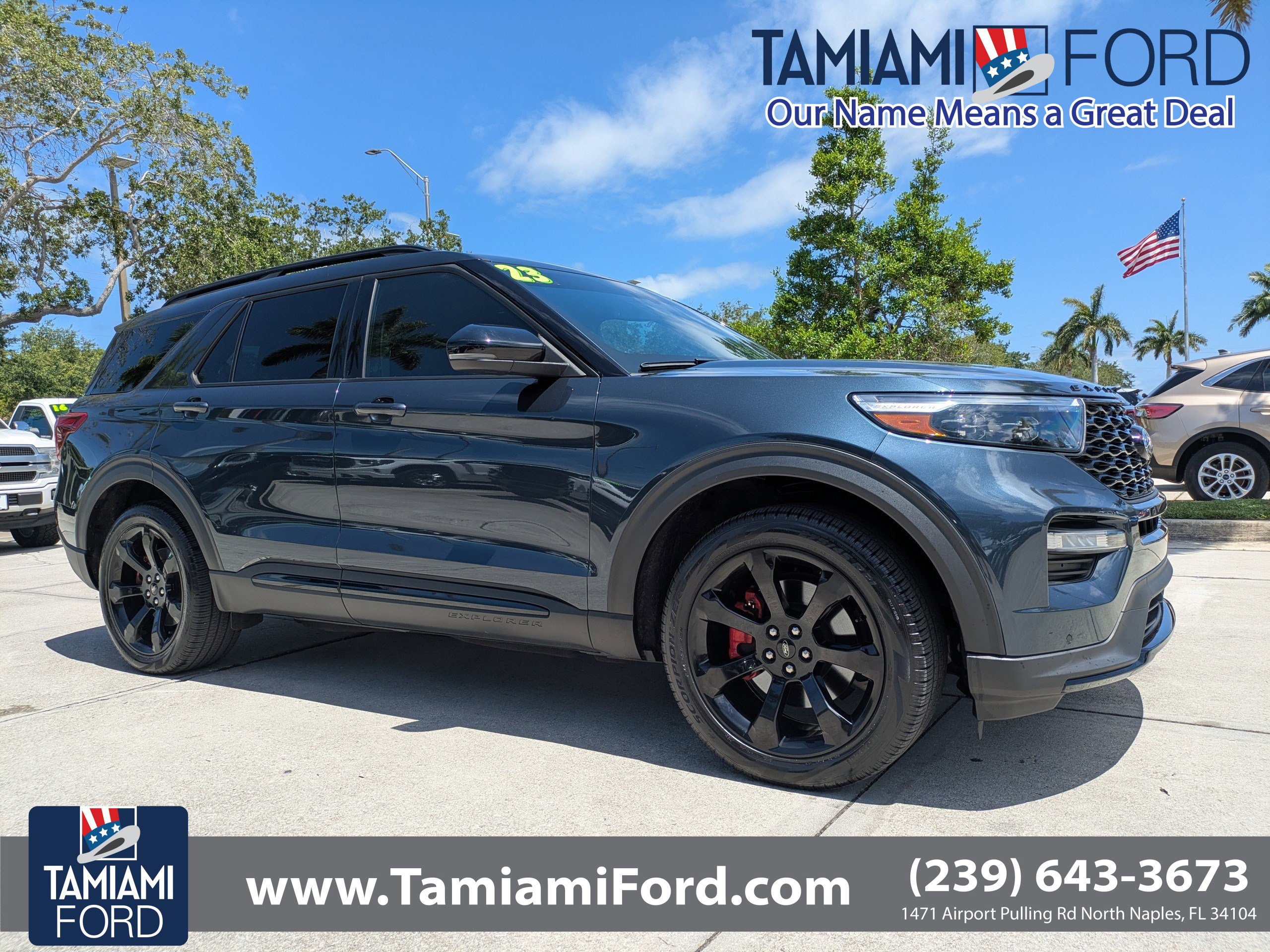 Certified 2023 Ford Explorer ST w/ Equipment Group 401A AWD/4WD image 1