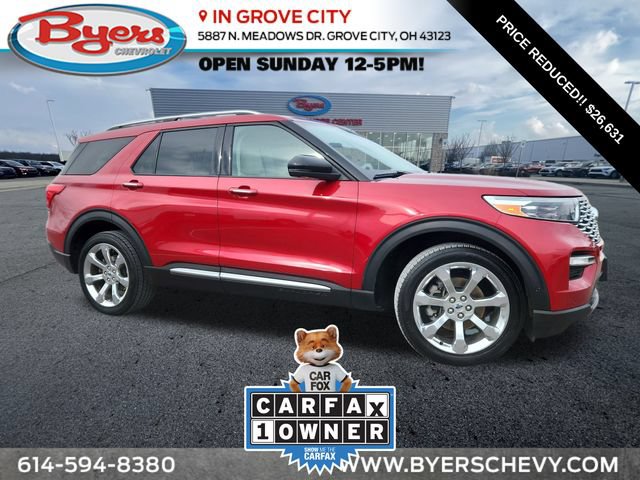 Used 2020 Ford Explorer Platinum w/ Premium Technology Package AWD/4WD 360° Tour