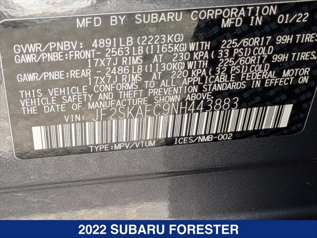 Used 2022 Subaru Forester Premium image 24