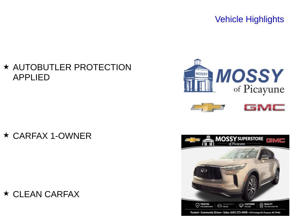 Used 2023 INFINITI QX60 Sensory w/ Cargo Package FWD image 10