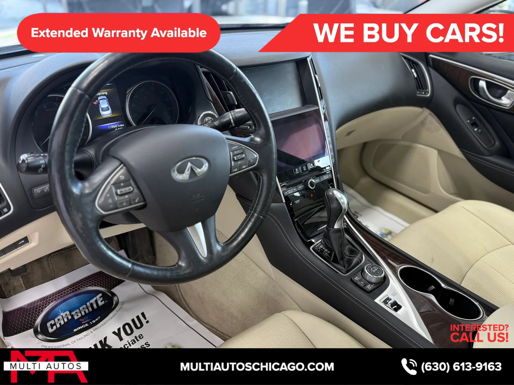 Used 2015 INFINITI Q50 Premium w/ Deluxe Touring Package image 16