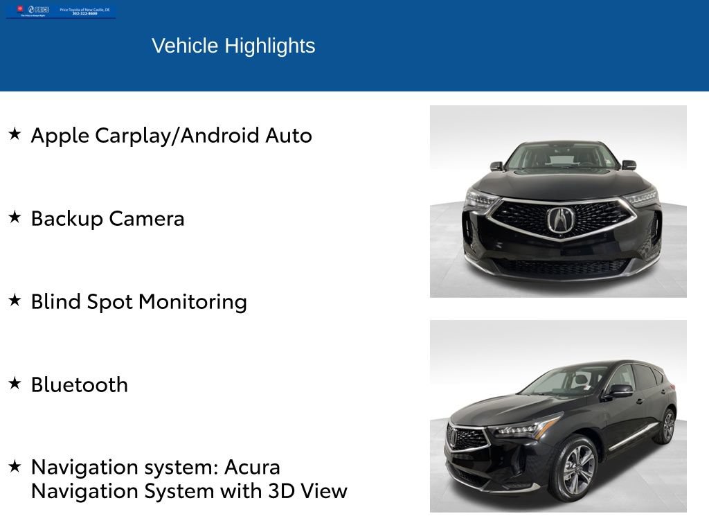Used 2023 Acura RDX AWD w/ Advance Package image 2