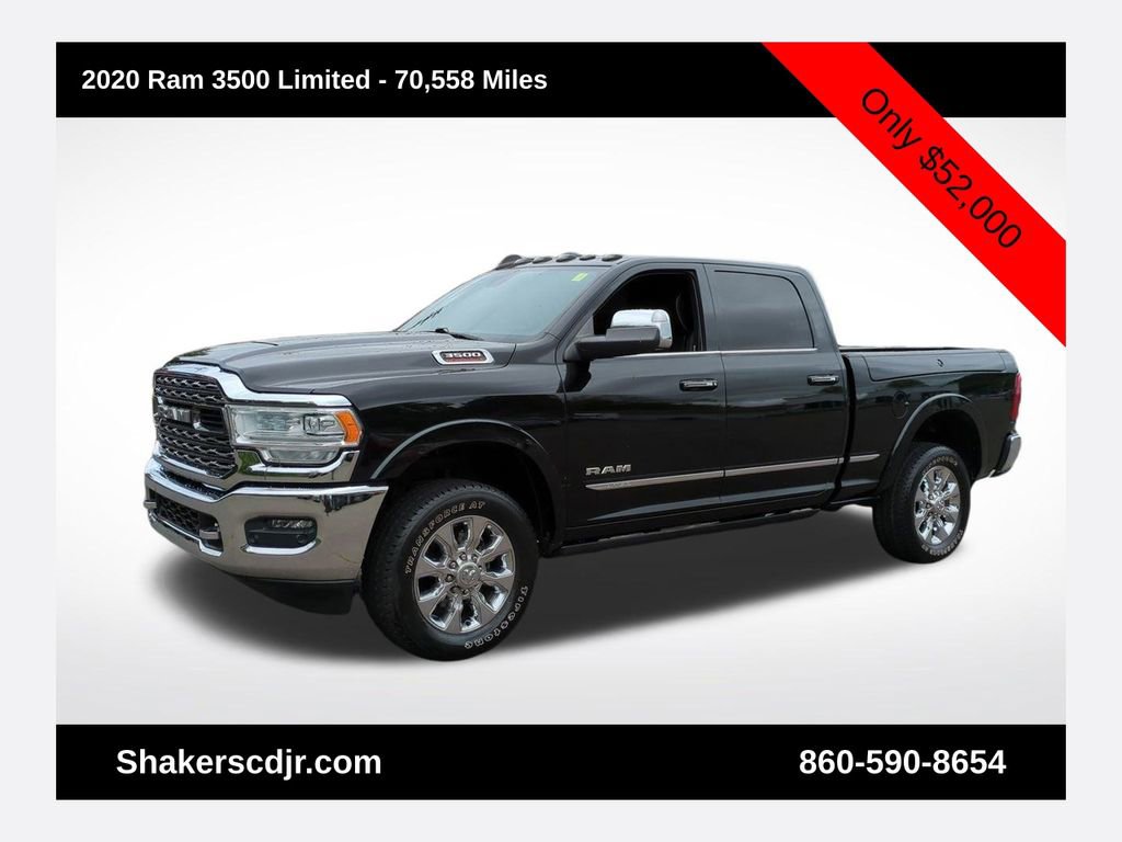 Used 2020 RAM 3500 Limited w/ Snow Chief Group image 1