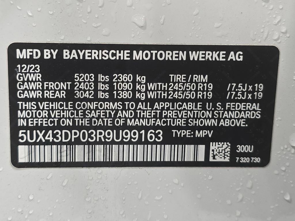 Certified 2024 BMW X3 sDrive30i w/ Premium Package RWD image 28