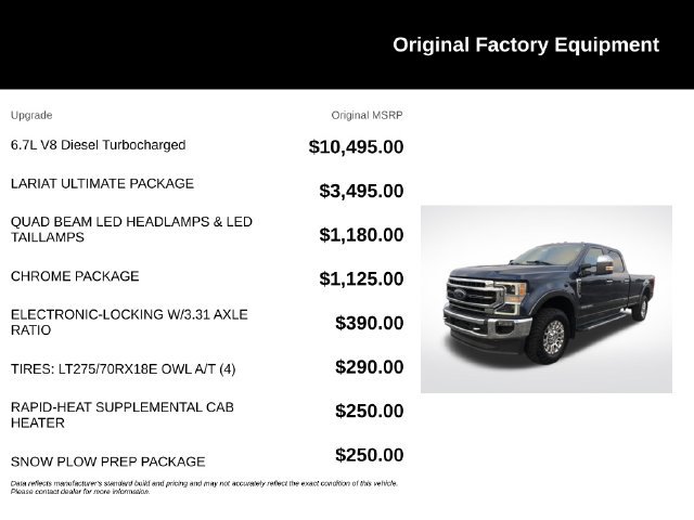 Used 2020 Ford F350 Lariat w/ Lariat Ultimate Package AWD/4WD image 9