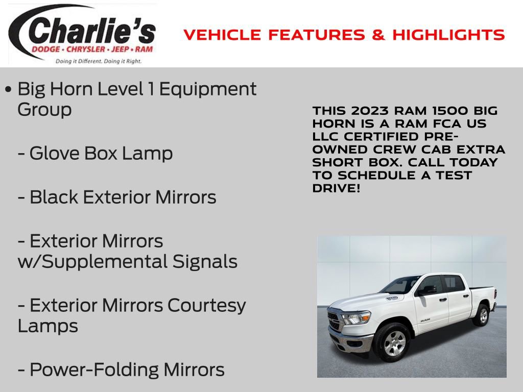 Certified 2023 RAM 1500 Big Horn image 19