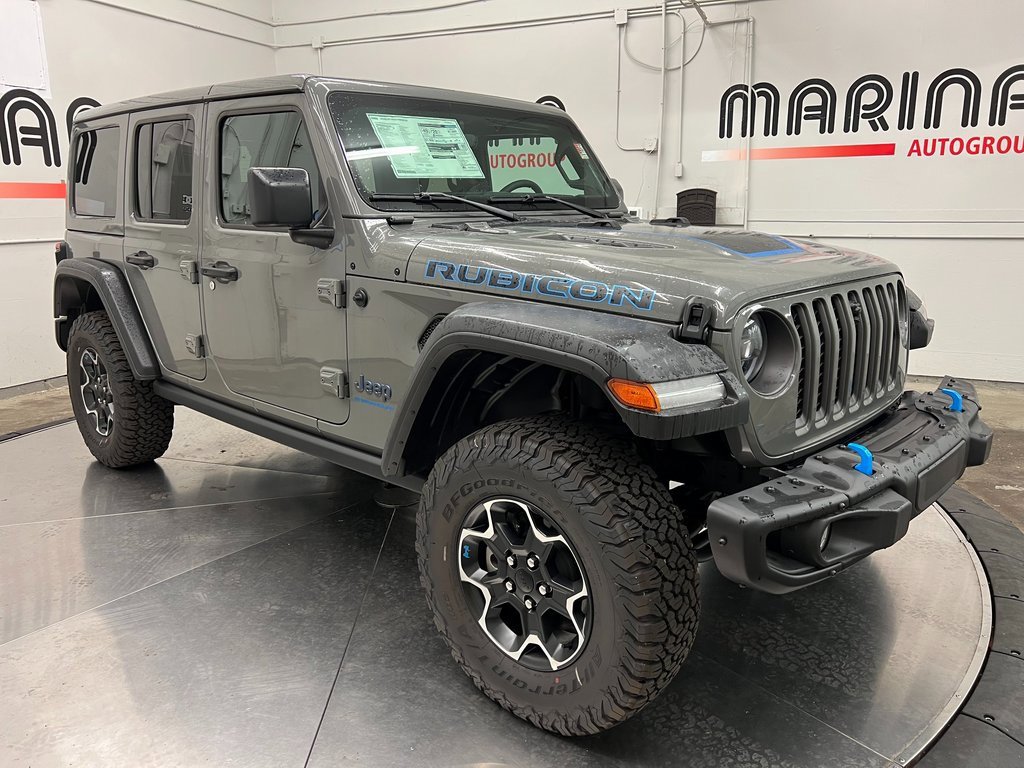 New 2023 Jeep Wrangler Unlimited Rubicon 4xe w/ Steel Bumper Group