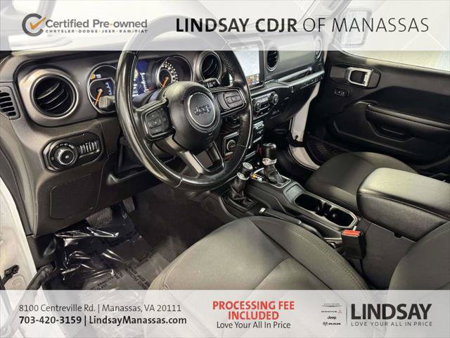 Certified 2021 Jeep Wrangler Unlimited Sport w/ Sun And Sound Package AWD/4WD image 14