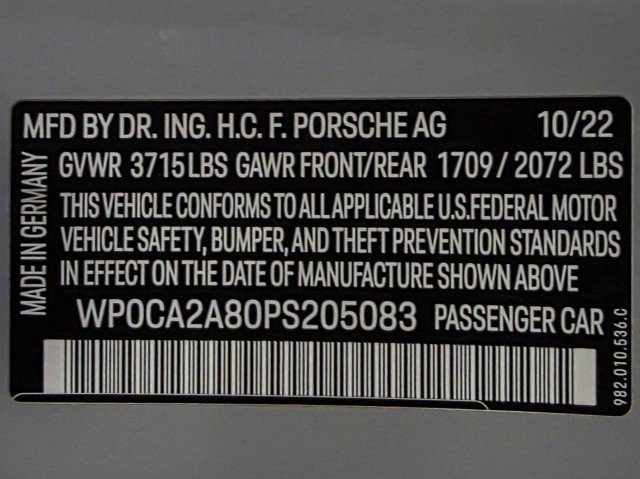 Used 2023 Porsche 718 Boxster RWD image 36