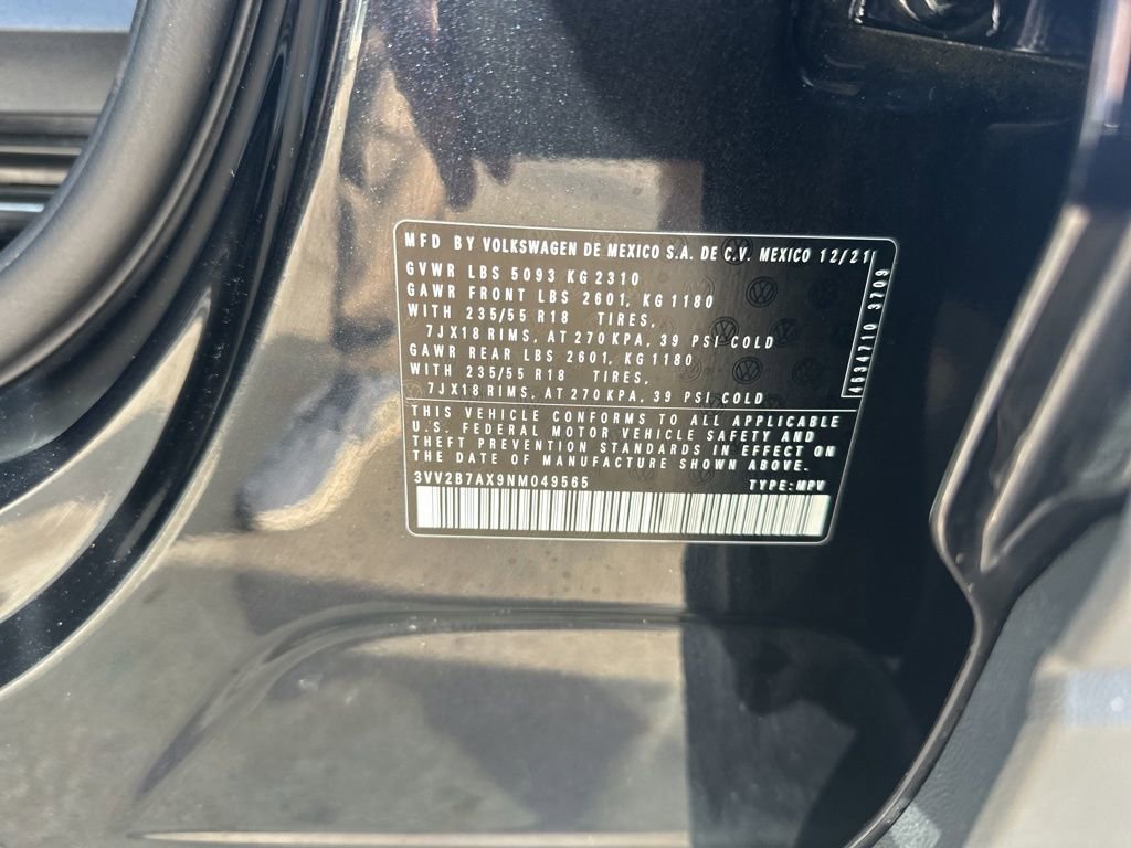 Used 2022 Volkswagen Tiguan SE image 35